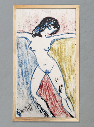 Mujer desnuda "Cuadro Impreso"
